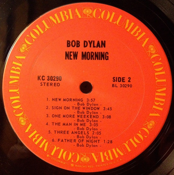 Bob Dylan : New Morning (LP, Album, San)