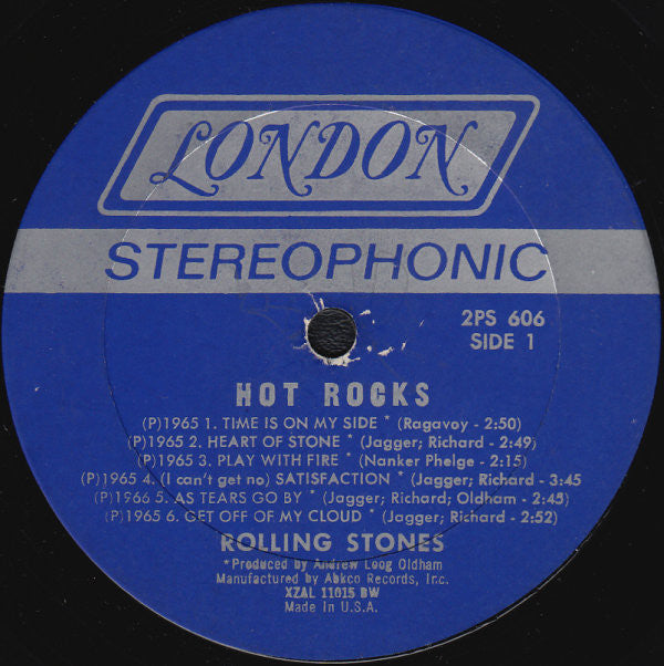 The Rolling Stones : Hot Rocks 1964-1971 (2xLP, Comp, BW )