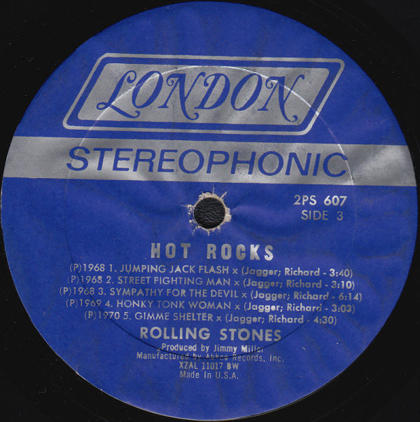 The Rolling Stones : Hot Rocks 1964-1971 (2xLP, Comp, BW )