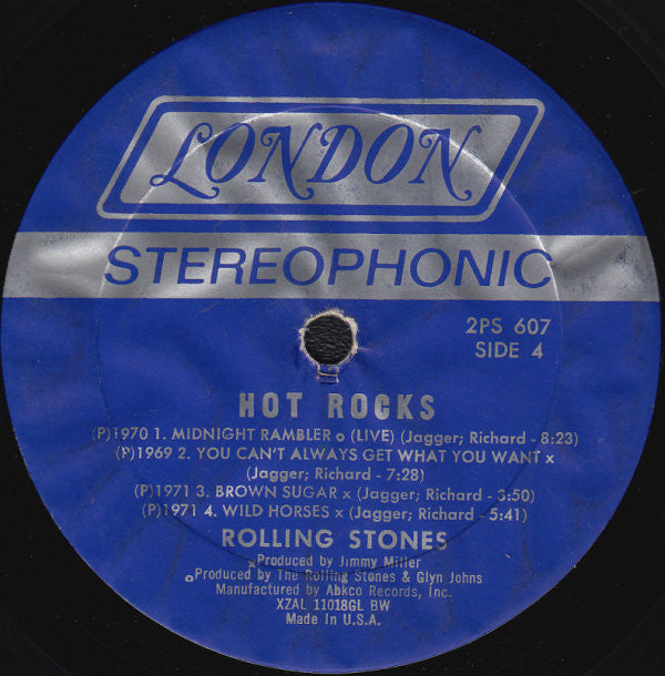 The Rolling Stones : Hot Rocks 1964-1971 (2xLP, Comp, BW )