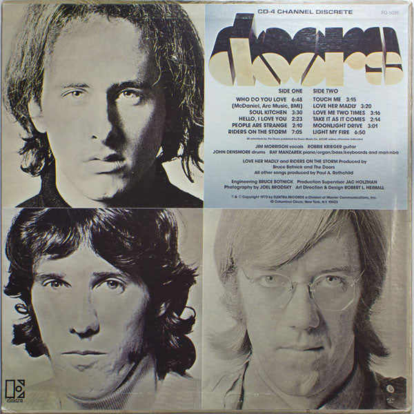 The Doors : The Best Of The Doors (LP, Comp, Quad, RE)