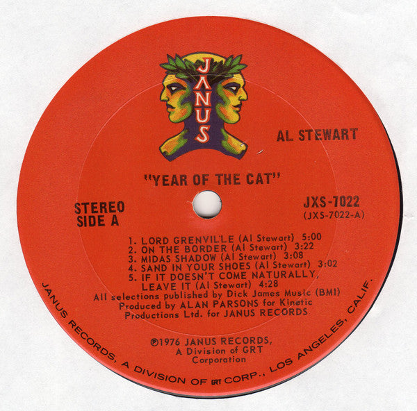 Al Stewart : Year Of The Cat (LP, Album, Ter)