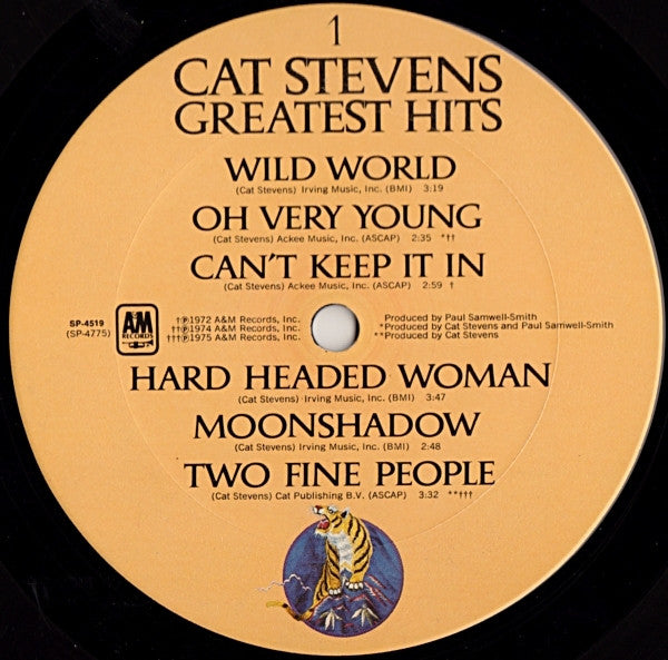 Cat Stevens : Greatest Hits (LP, Comp, Pit)