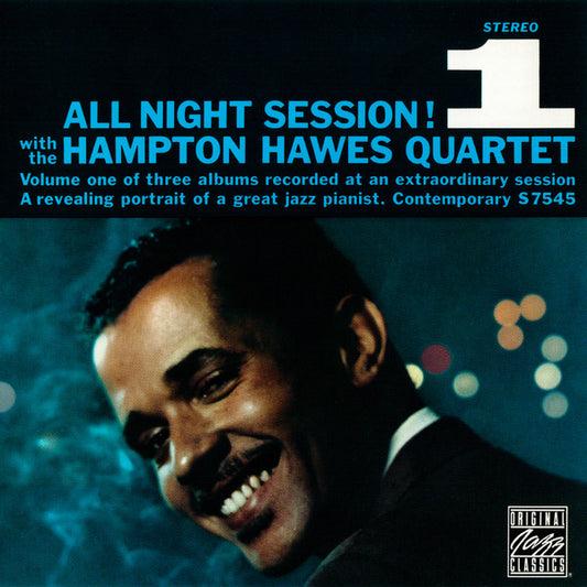 Hampton Hawes Quartet : All Night Session, Vol. 1 (CD, Album, RE, RM)