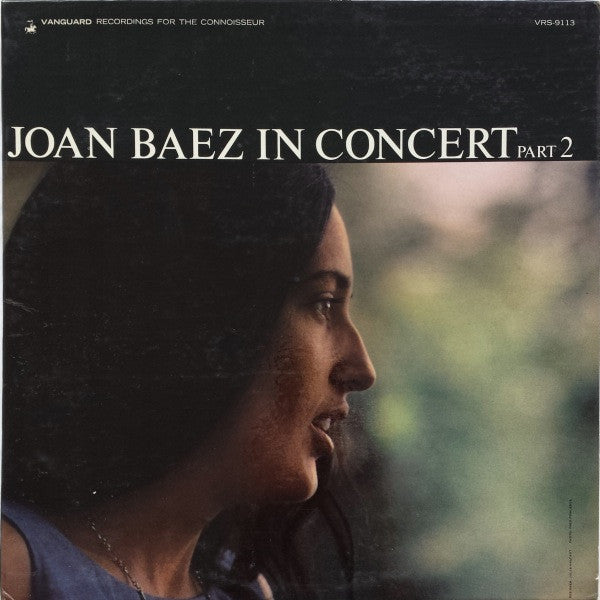 Joan Baez : In Concert Part 2 (LP, Album, Mono, Mar)