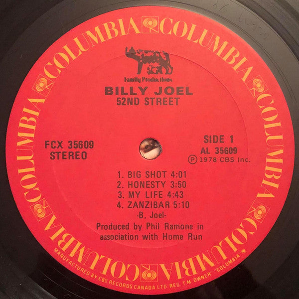 Billy Joel : 52nd Street (LP, Album)