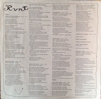 Todd Rundgren : Runt (LP, Album, All)