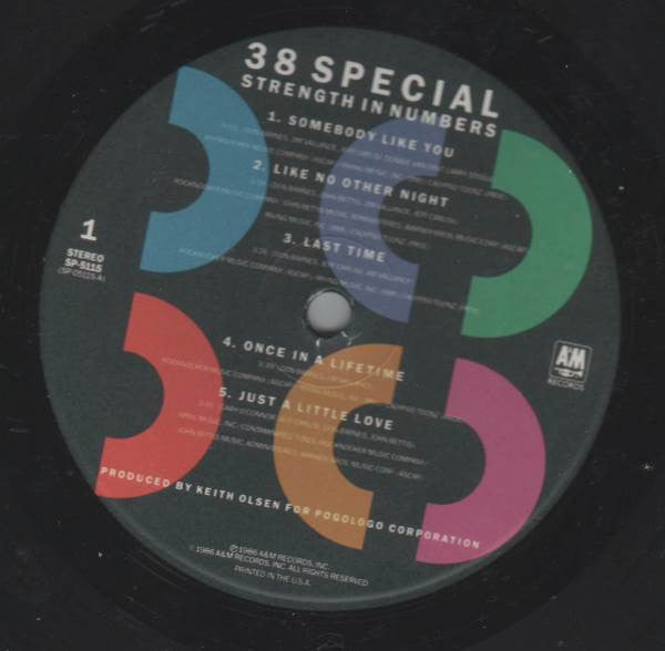 38 Special (2) : Strength In Numbers (LP, Album, RCA)