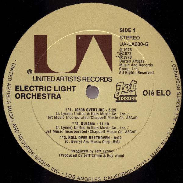 Electric Light Orchestra : Olé ELO (LP, Comp, All)