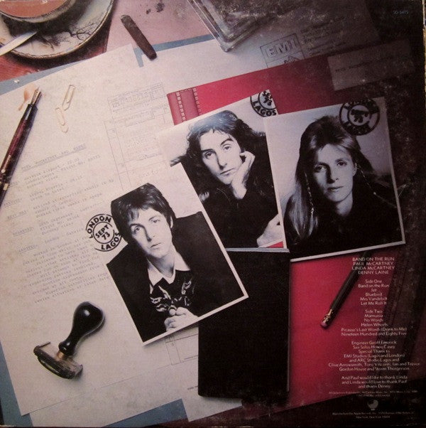 Paul McCartney & Wings* : Band On The Run (LP, Album, Los)