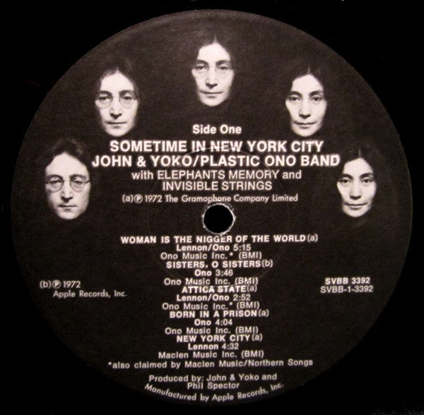 John & Yoko* / Plastic Ono Band* : Some Time In New York City (2xLP, Album, Win)