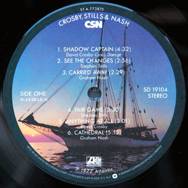 Crosby, Stills & Nash : CSN (LP, Album, Club)