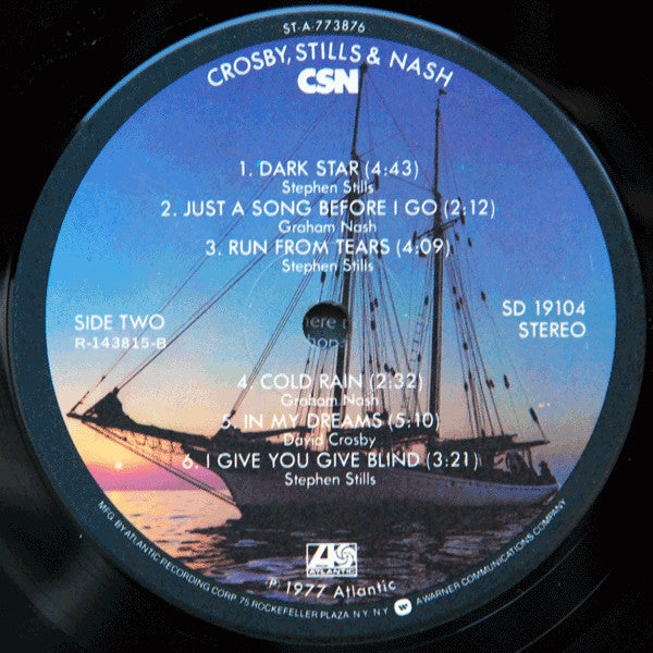 Crosby, Stills & Nash : CSN (LP, Album, Club)