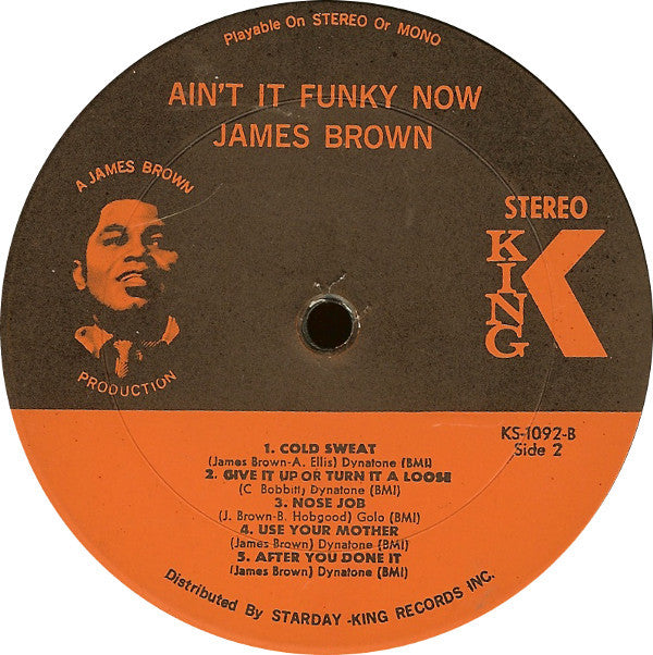 James Brown And The James Brown Band : Ain't It Funky (LP, Album, Ora)