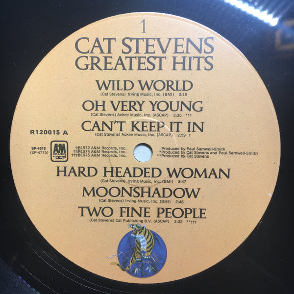 Cat Stevens : Greatest Hits (LP, Comp, Club, Ind)