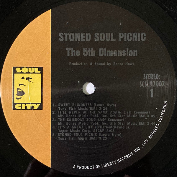 The 5th Dimension* : Stoned Soul Picnic (LP, Album)