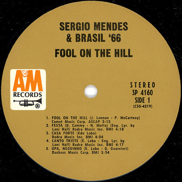 Sergio Mendes & Brasil '66* : Fool On The Hill (LP, Album, Gat)