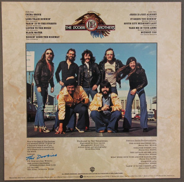 The Doobie Brothers : Best Of The Doobies (LP, Comp, Win)