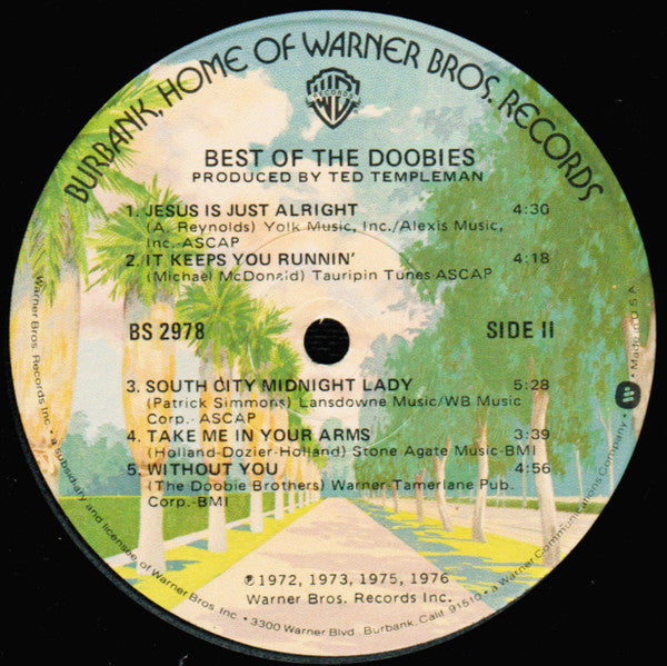 The Doobie Brothers : Best Of The Doobies (LP, Comp, Win)