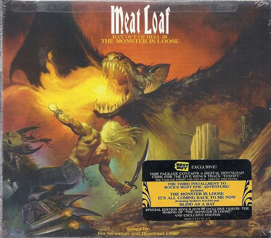 Meat Loaf : Bat Out Of Hell III - The Monster Is Loose (CD, Album, Dlx + DVD)