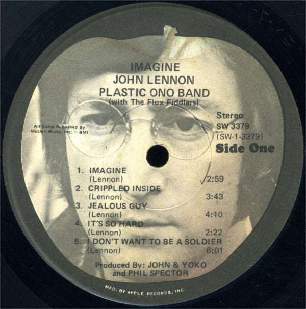 John Lennon : Imagine (LP, Album, Win)