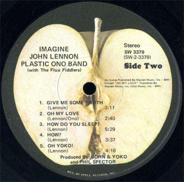 John Lennon : Imagine (LP, Album, Win)