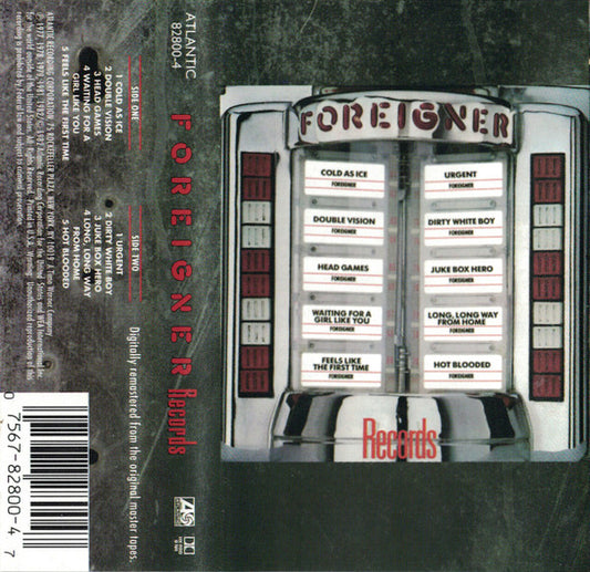 Foreigner : Records (Cass, Comp, RM)