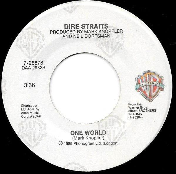 Dire Straits : Walk Of Life (7", Single, Spe)