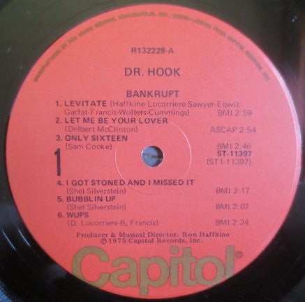 Dr. Hook : Bankrupt (LP, Album, Club)