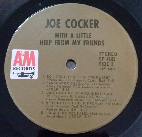 Joe Cocker : With A Little Help From My Friends (LP, Album, San)