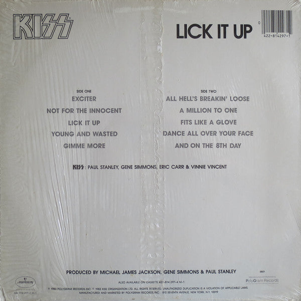 Kiss : Lick It Up (LP, Album, 53 )