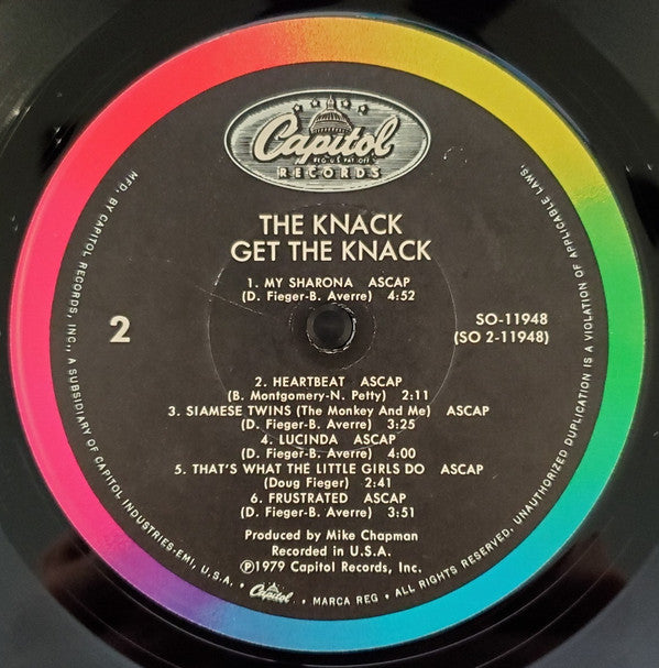 The Knack (3) : Get The Knack (LP, Album, Win)