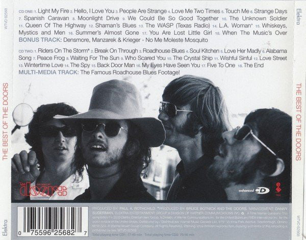 The Doors : The Best Of The Doors (2xCD, Comp, Enh, RM, Cas)