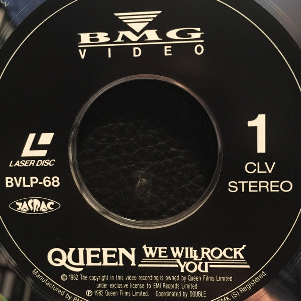 Queen : We Will Rock You (Laserdisc, 12", RE, NTSC)