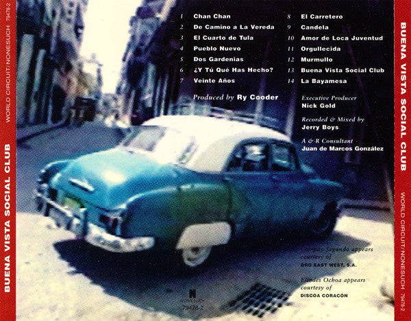 Buena Vista Social Club : Buena Vista Social Club (CD, Album, Com)