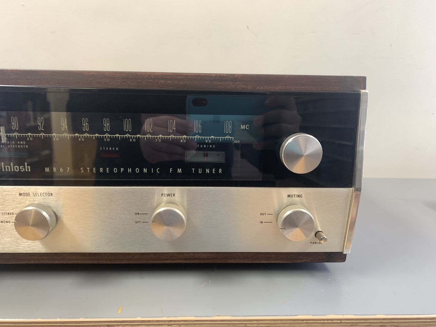 McIntosh MR67 Tube Stereo Tuner *case