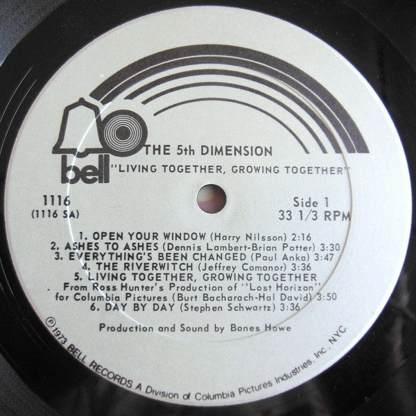 The 5th Dimension* : Living Together, Growing Together (LP, Album)