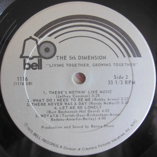 The 5th Dimension* : Living Together, Growing Together (LP, Album)