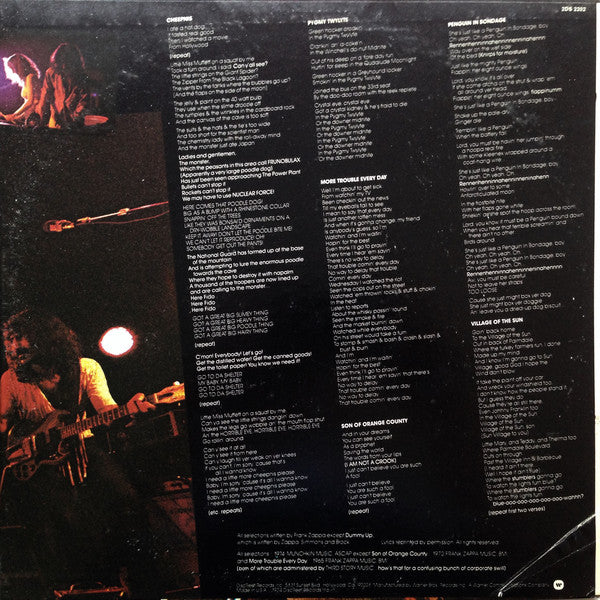 Zappa* / Mothers* : Roxy & Elsewhere (2xLP, Album, San)