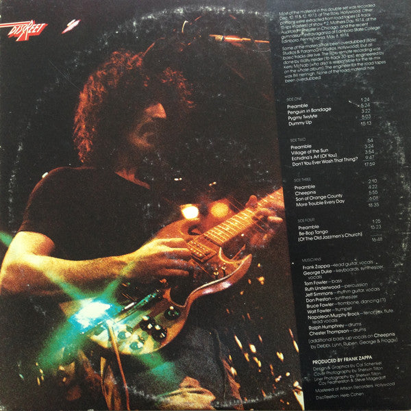 Zappa* / Mothers* : Roxy & Elsewhere (2xLP, Album, San)