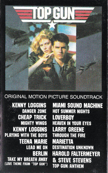 Various : Top Gun Original Motion Picture Soundtrack (Cass, Album, Club)