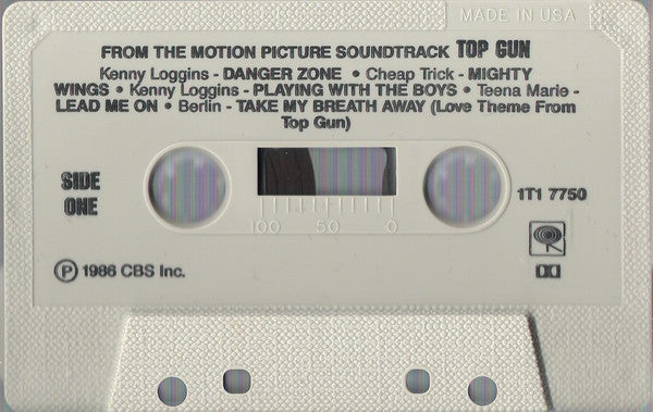 Various : Top Gun Original Motion Picture Soundtrack (Cass, Album, Club)