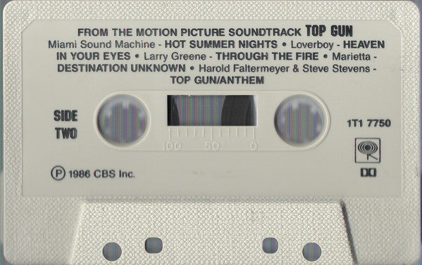 Various : Top Gun Original Motion Picture Soundtrack (Cass, Album, Club)