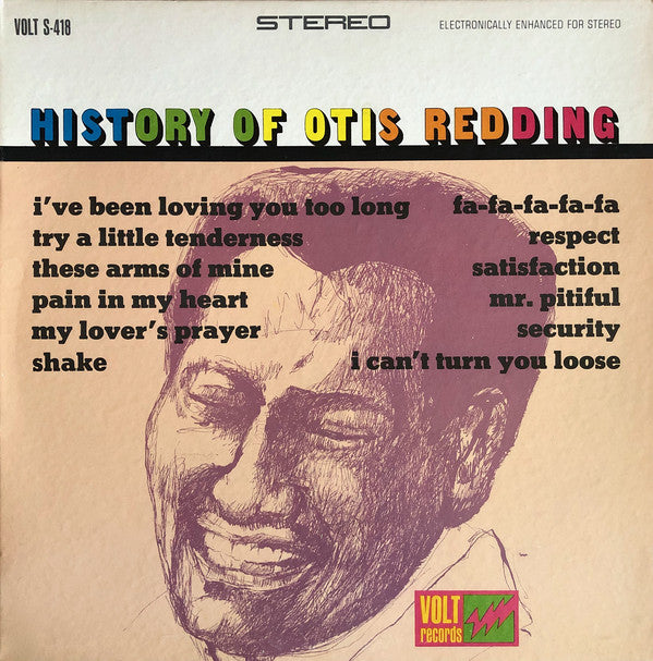 Otis Redding : History Of Otis Redding (LP, Comp, Gat)