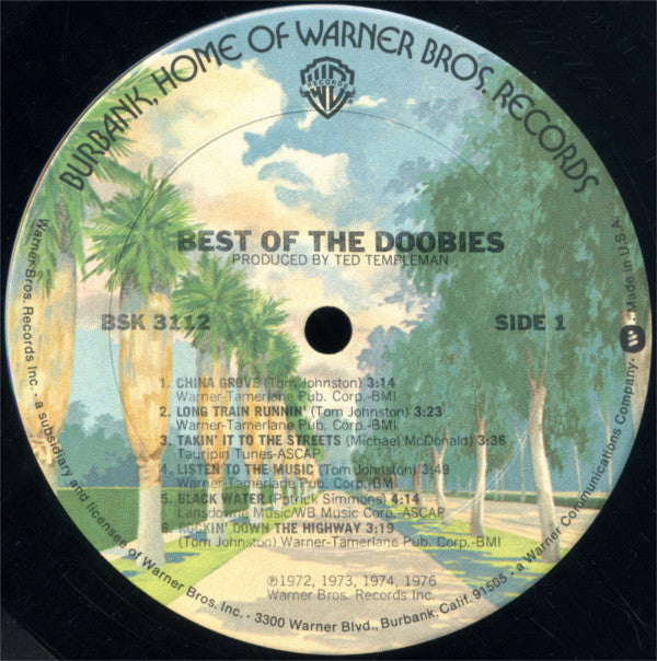 The Doobie Brothers : Best Of The Doobies (LP, Comp, Club, RE, Ter)