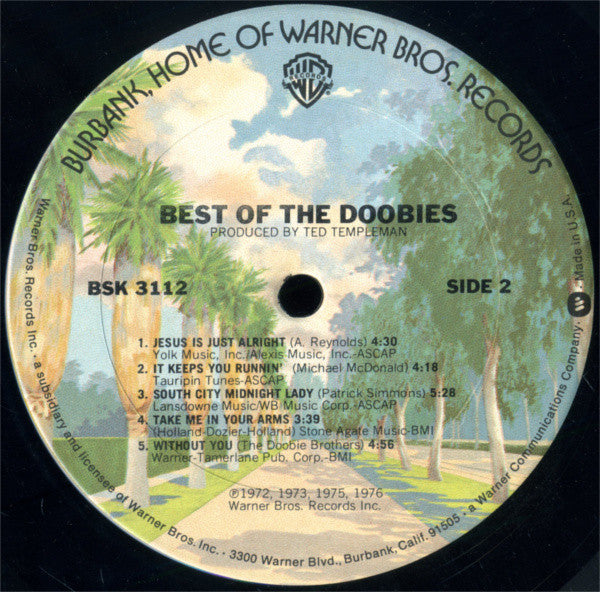 The Doobie Brothers : Best Of The Doobies (LP, Comp, Club, RE, Ter)