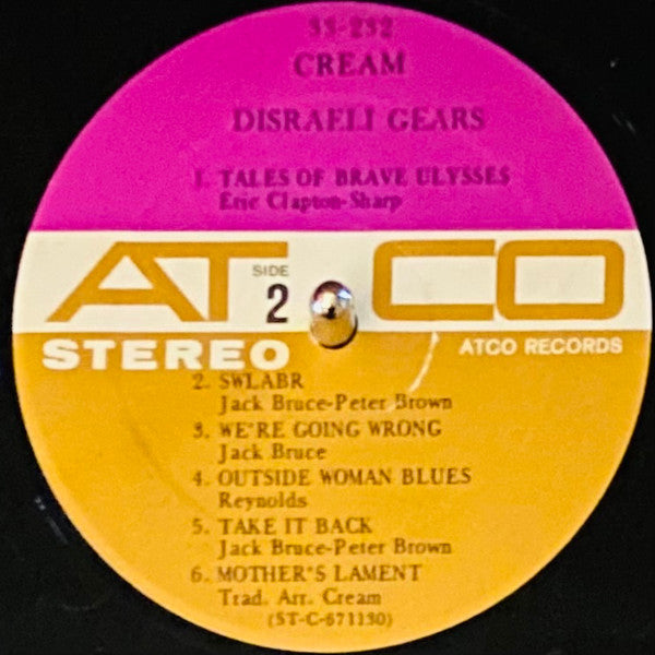 Cream (2) : Disraeli Gears (LP, Album)