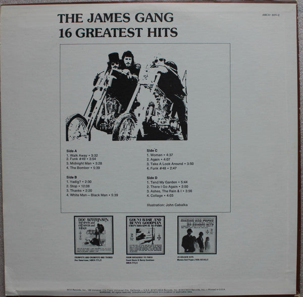 James Gang : 16 Greatest Hits (2xLP, Comp, RE)