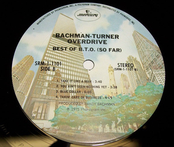 Bachman-Turner Overdrive : Best Of B.T.O. (So Far) (LP, Comp, Pit)