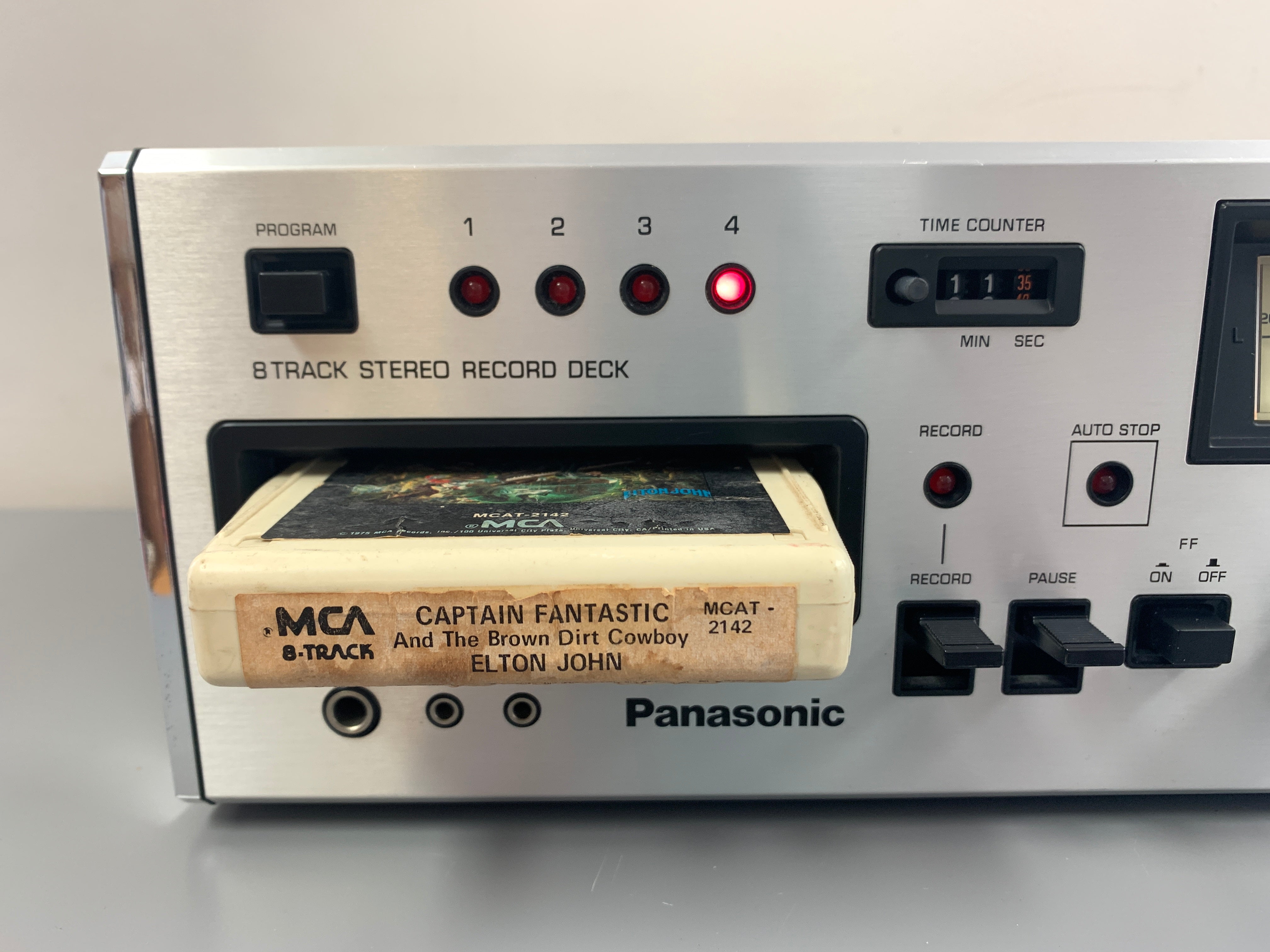 Panasonic RS-808 Eight Track Player – The Turntable Store